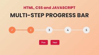 Create a Multi Step Progress Bar with JS