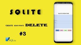 #3|SQLite tutorial for android studio in java | CRUD operations | Delete data in SQLite