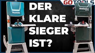  Bandsägenvergleich mit allen Details | Metabo BAS 318 vs Makita LB1200F | inkl. Verlosung