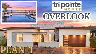 Modern Homes in Summerlin! Overlook by Tri Pointe Homes Single Story Plan 1