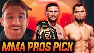 MMA Pros Pick  Merab Dvalishvili vs. Umar Nurmagomedov - UFC 311 Part 2