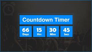 [Arabic] HTML, CSS, JavaScript Tutorials - Create Countdown Timer