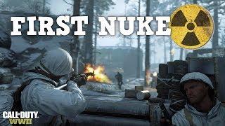 FIRST COD: WW2 NUKE STREAK - COD WW2 Multiplayer Gameplay