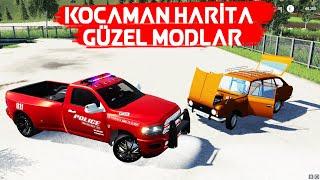 KOCAMAN HARİTA MODU VE GÜZEL MODLAR ! FARMING SIMULATOR 2019 TÜRKÇE OYNANIŞ