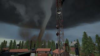 Garry's Mod Tornado Challenge 3 - Tornado Vs. Destructible Town