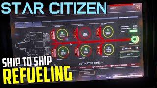 Ship to Ship refueling - Life Aboard a Reclaimer - Star Citizen 3.22 Multicrew Gameplay