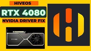 RTX 4080 HiveOS Driver Fix so HiveOS will Recognize your New GPU with Nvidia Driver 525.53