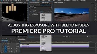 Adjusting Exposure with Blend Modes