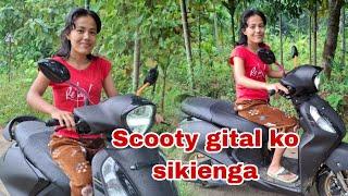 Scooty gital ko sikienga angko fashionS yamaha