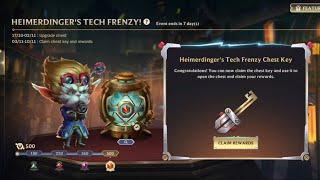 Wild Rift Opening Heimer Tech Frenzy Chest end Gameplay After