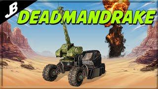 A single Super fast reloading Mandrake vs a slow reloading double mandrake build - Crossout Gameplay