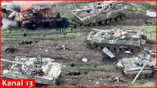 "Again column, again Ukrainian drones" – Ukraine destroyed dozens of Russian equipment and soldiers