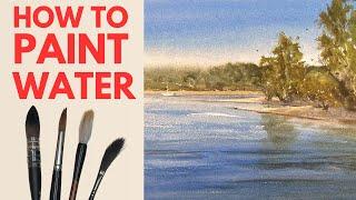 How to Paint a Lake in Watercolor