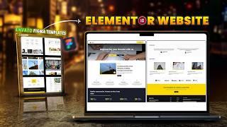 How to Convert Envato Figma Templates to Elementor WordPress Using UiChemy