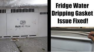 Water Dripping From Fridge Freezer Problem | Refrigerator Gasket Repair