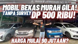 Murah Parah Jual Harga Modal⁉️Sidak Showroom Mobil Bekas Termurah Brio Calya Agya Innova Jazz