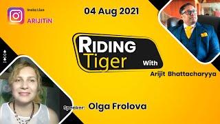 Olga Frolova  the artist from Russia who helped thousands of artists Riding Tiger