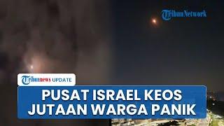 Tel Aviv Kembali Bergemuruh Diserang Rudal Houthi Yaman, Jutaan Warga Kocar-kacir Masuk Bunker