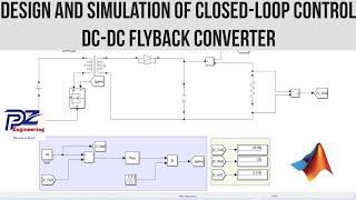 Design and Simulation of Closed loop control DC-DC Flyback Converter in MATLAB/Simulink