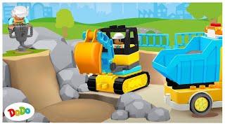 Lego Bagger Video für Kinder ab 1 Jahr | Bagger Kinder | Dodo Kinder Video