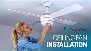 How to Install a Ceiling Fan | Canarm