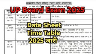 up board 2025 ka time table kaise download karen || up board ka time table kaise nikale