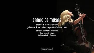 SARAO DE MUSAS - Johanna Rose & Mariví Blasco. Spanish Baroque. Teaser.