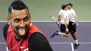 Crazy Nick Kyrgios vs. GOATs of Doubles | Tennis Craziest Match EVER (ft. Jack Sock)