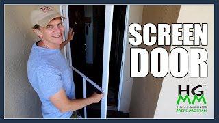 Installing a Home Depot Screen Door