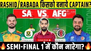 SA vs AFG Dream11, SA vs AFG 1st Semi Final Dream11 Prediction, South Africa vs Afghanistan Dream11