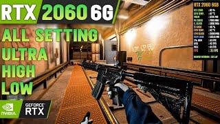 Counter Strike 2 Fps Test on RTX 2060 6GB - All Setting - 1080p