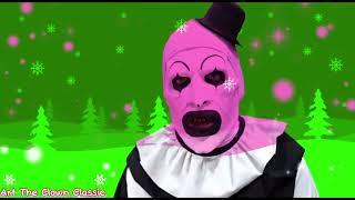 Art The Clown Is In A Pink Wonderland For Christmas Edit 2024 | Terrifier (Green Sceen)