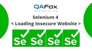 Selenium 4 - Loading insecure websites by ignoring certificate errors using Chrome DevTools protocol