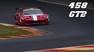 Ferrari 458 GT2 | Beautifull V8 sounds at Spa 2022