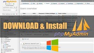 How to Install PhpMyAdmin in Windows [Download & Install] Fix errors