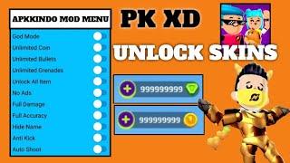 PK XD 1.56.0 MOD MENU || NEW SKINS WORKING UNLOCK SUM ITEM