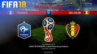 FIFA 18 World Cup - France vs. Belgium @ Saint Petersburg Stadium