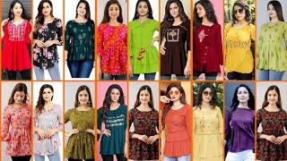 Ladies shirts designs/jeans top design for girls and women/ images/stitching patterns ideas