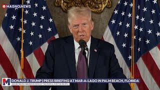 Donald Trump | Full Press Briefing at Mar-a-Lago in Palm Beach, Florida (Jan 7, 2025) [CC]