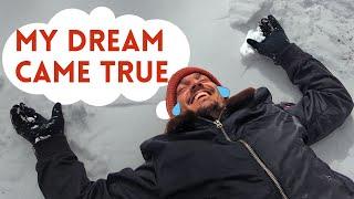 Cuban Sees Snow for First Time - Emotional Reaction