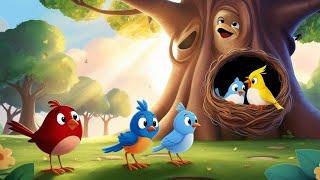 three little birds song | birds singing relaxing music |@jolly jiggles poem