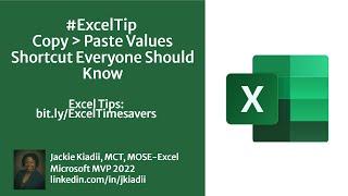 Copy and Paste Values in Excel Quickly