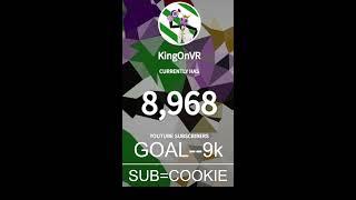 SUB COUNT GOAL 9K