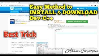 How to Install and Download Dev-C++ | Easy Method | Heart Brooker | Chrome Browser | Short Trick