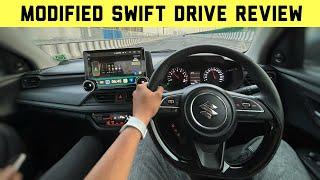 Maruti Suzuki Swift 2024 Drive Review After Alloy Wheels - Performance Test !!