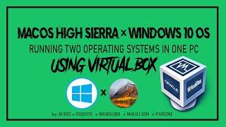 Installing MacOS High Sierra in Windows 10 using VirtualBox