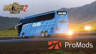 ProMods Map Exploring Poti Port to Khashuri in Georgia | Marcopolo G8 1600 LD Bus |