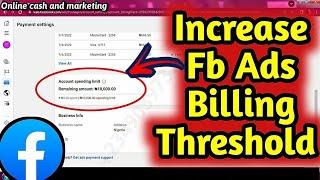 How to raise payment threshold for Facebook ads | Get up to 900$ threshold on Facebook Ad Account