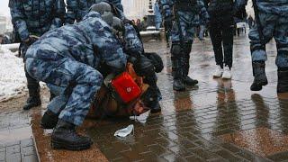 Demonstrationen in Russland: Mehr als 3000 Festnahmen bei Anti-Putin-Protesten