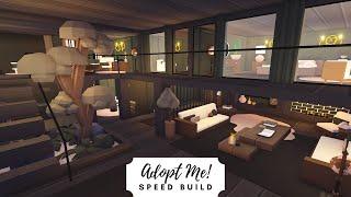 Aesthetic Dark Forest Green Treehouse Speed Build  Roblox Adopt Me!